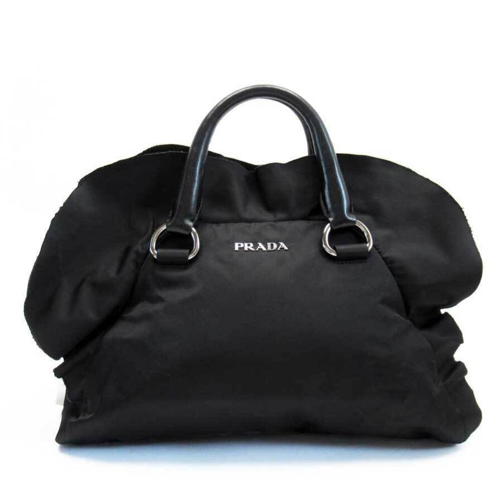 PRADA Nero Black Leather Handbag